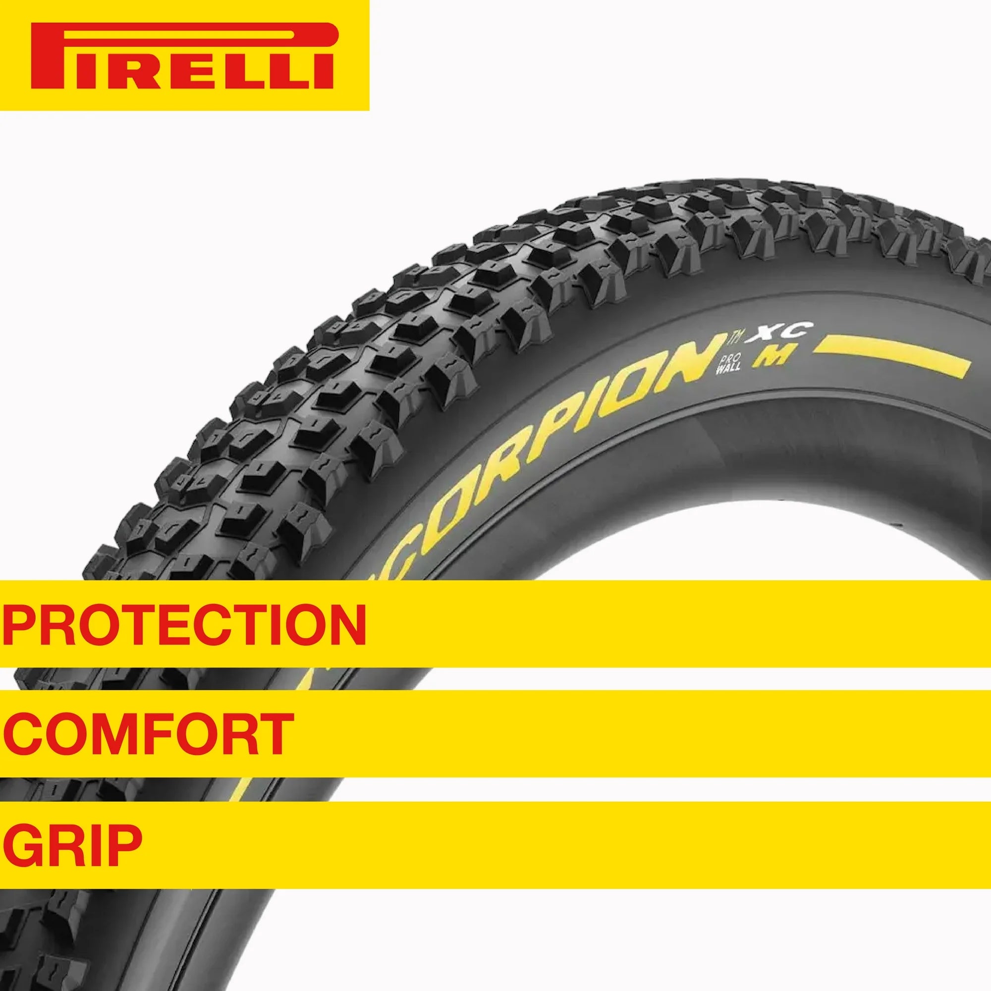 LLANTA MTB PIRELLI SCORPION XC M 29 X 2.2 YELLOW