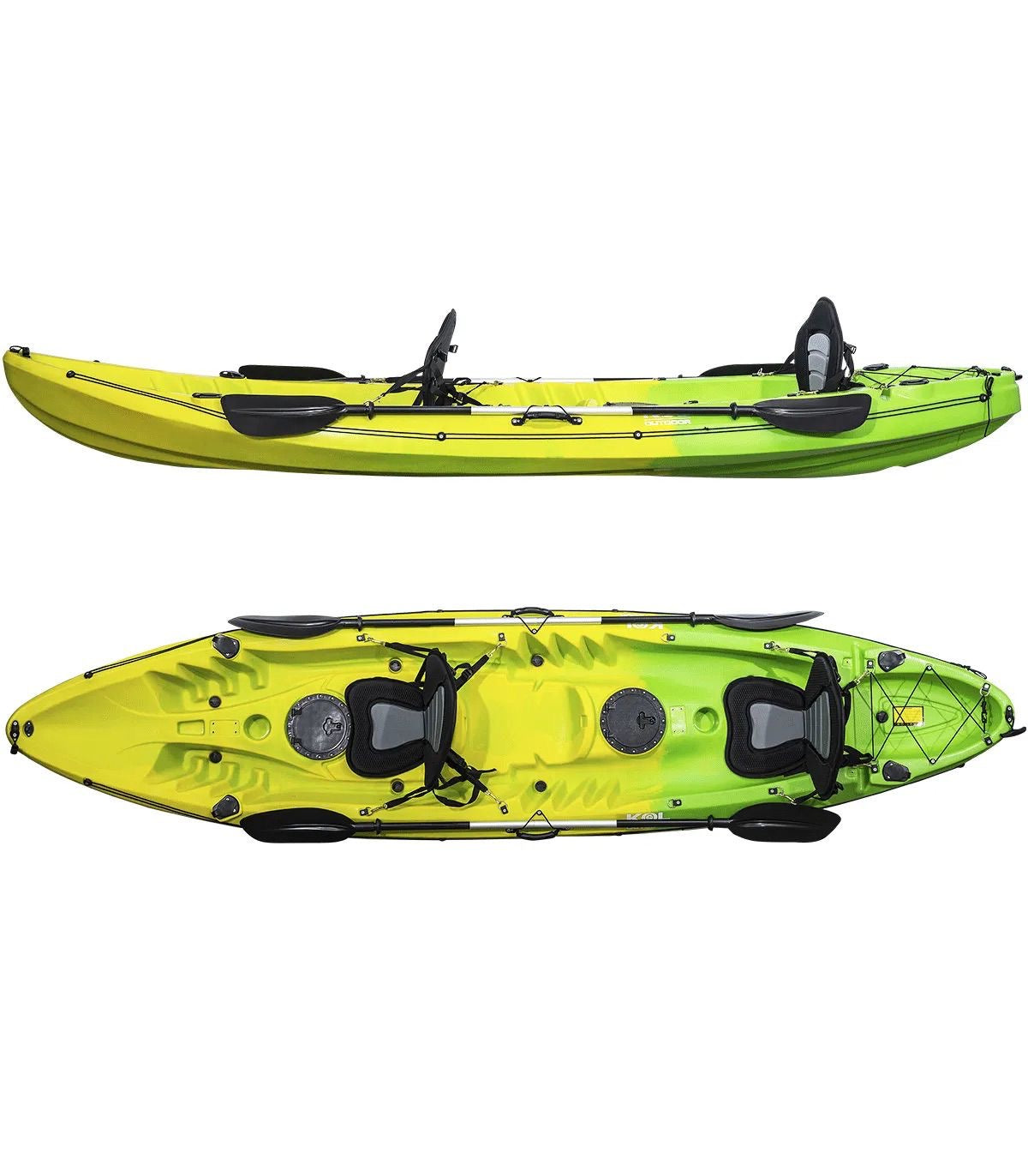 KAYAK COIBA 12FT - YELLOW/GREEN