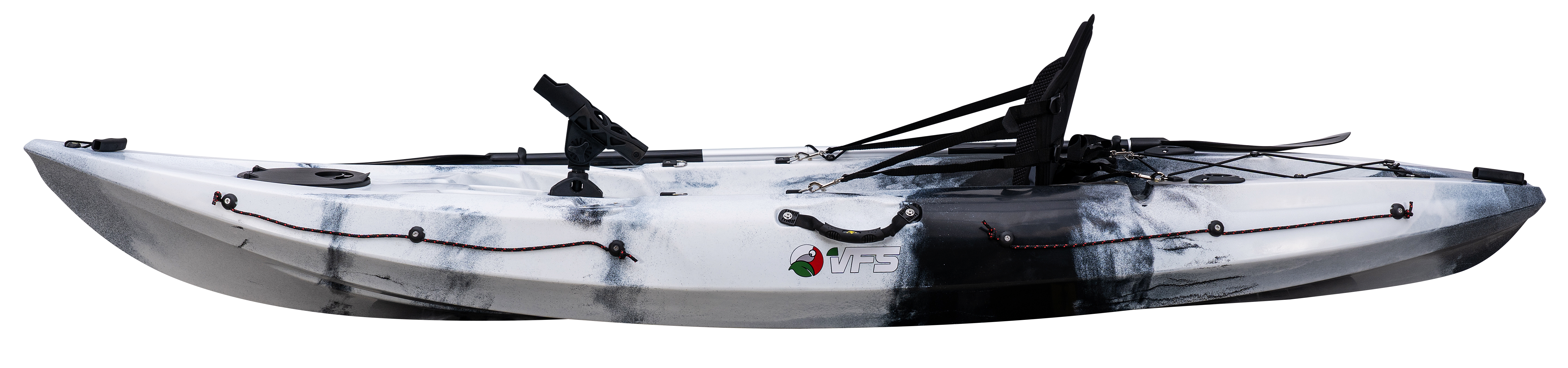 KAYAK GAMBOA 10 FT - BLACK/WHITE