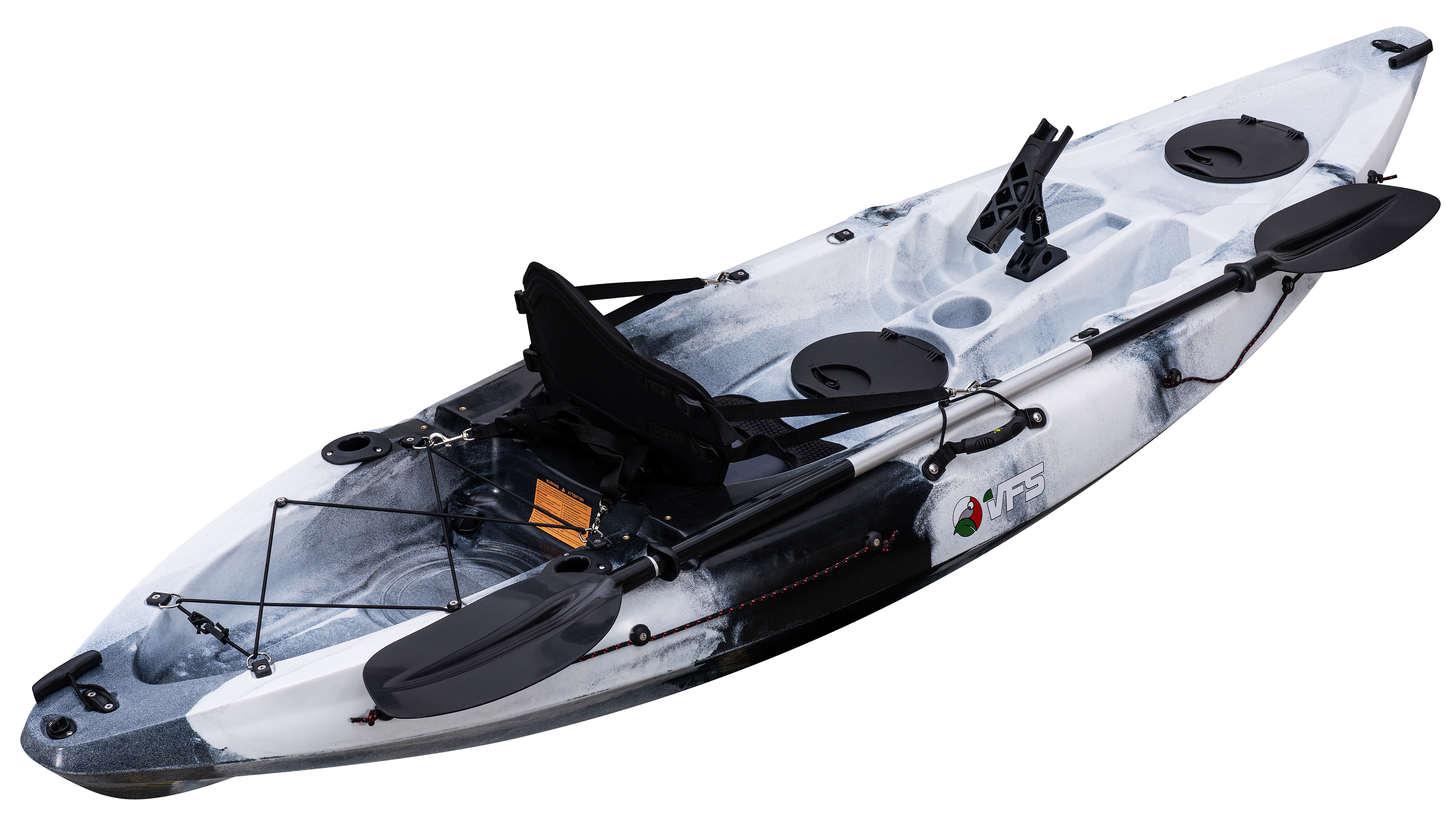 KAYAK GAMBOA 10 FT - BLACK/WHITE