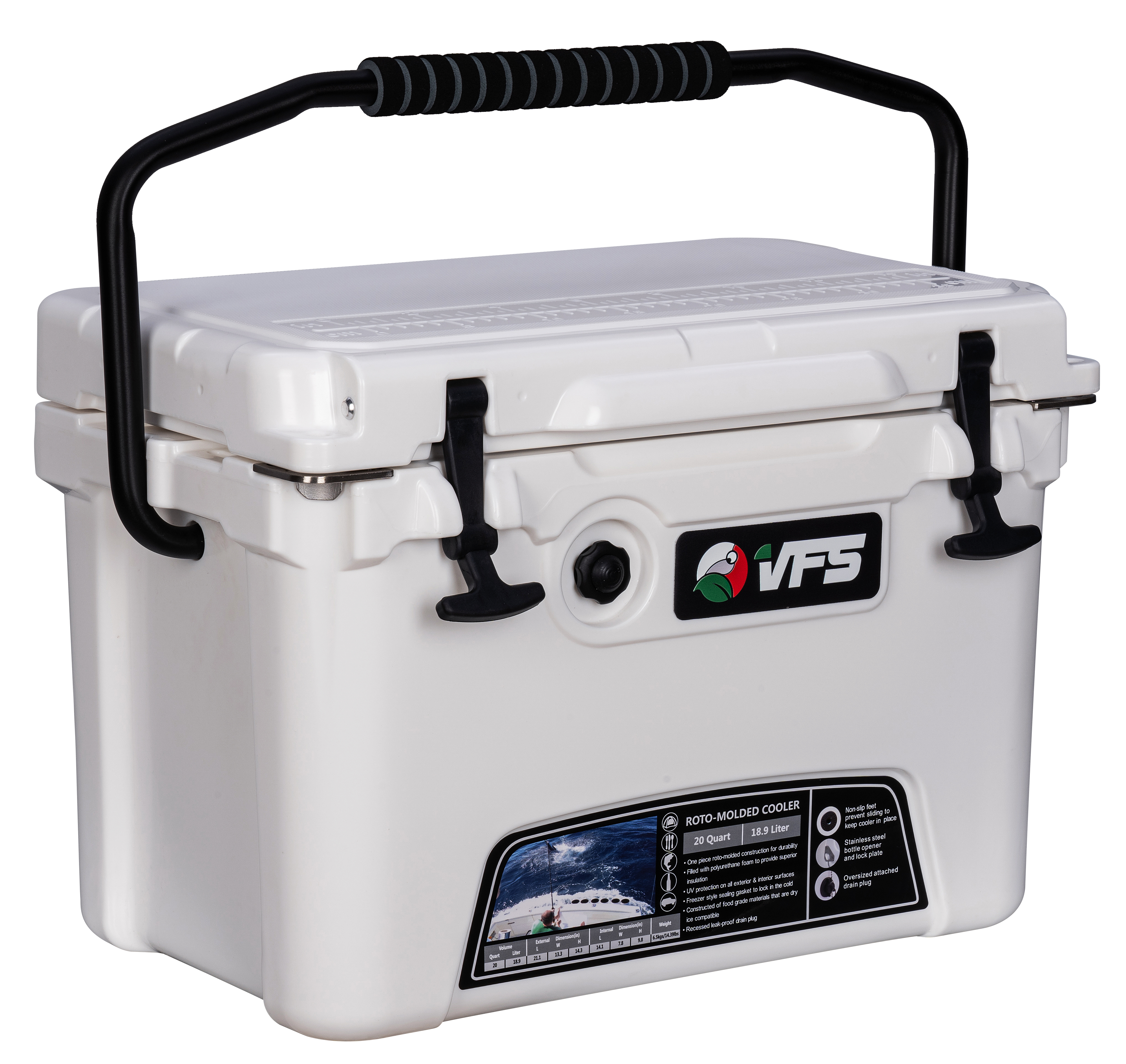 COOLER 20QT - WHITE