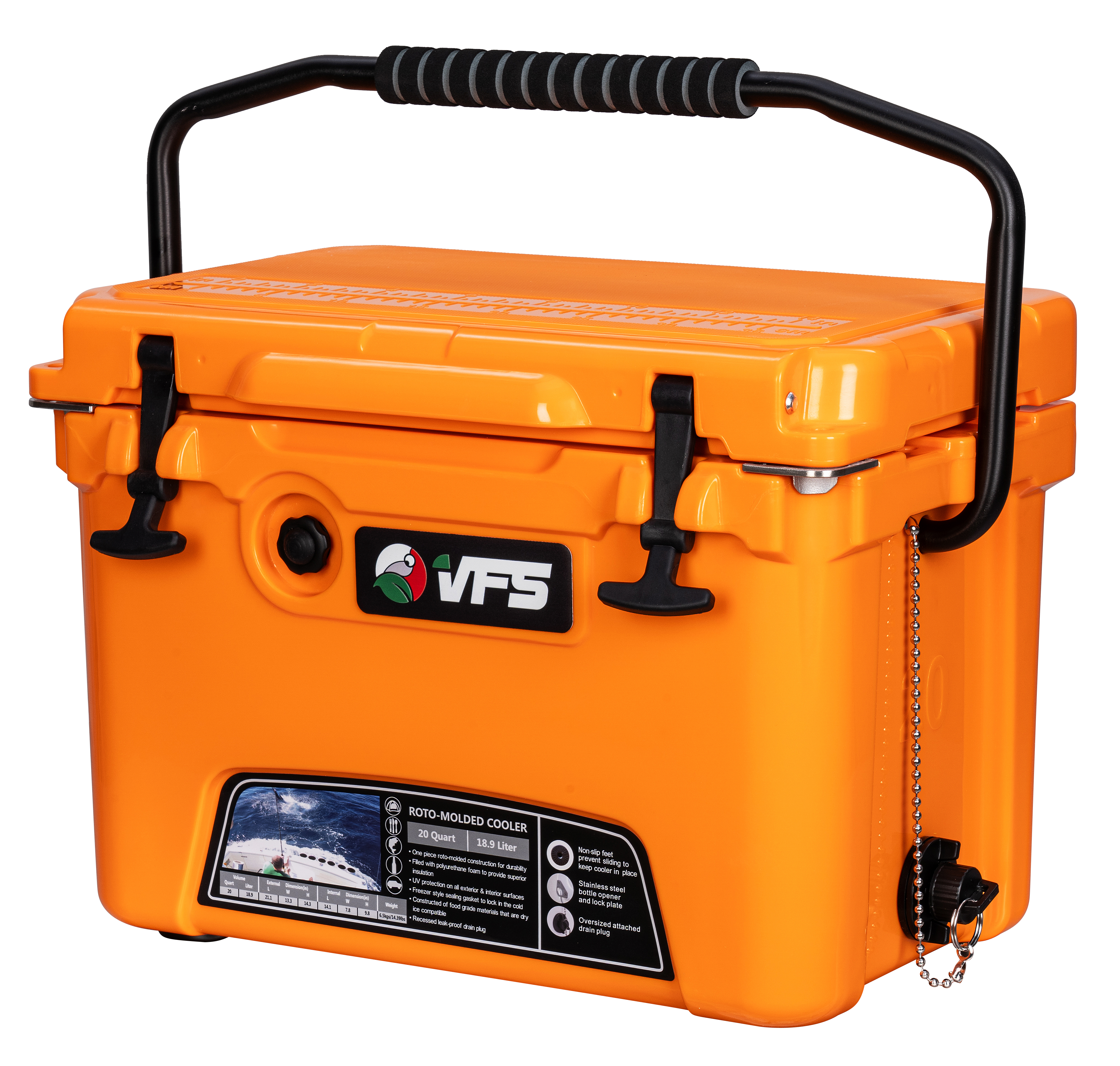 COOLER 20QT - NARANJA