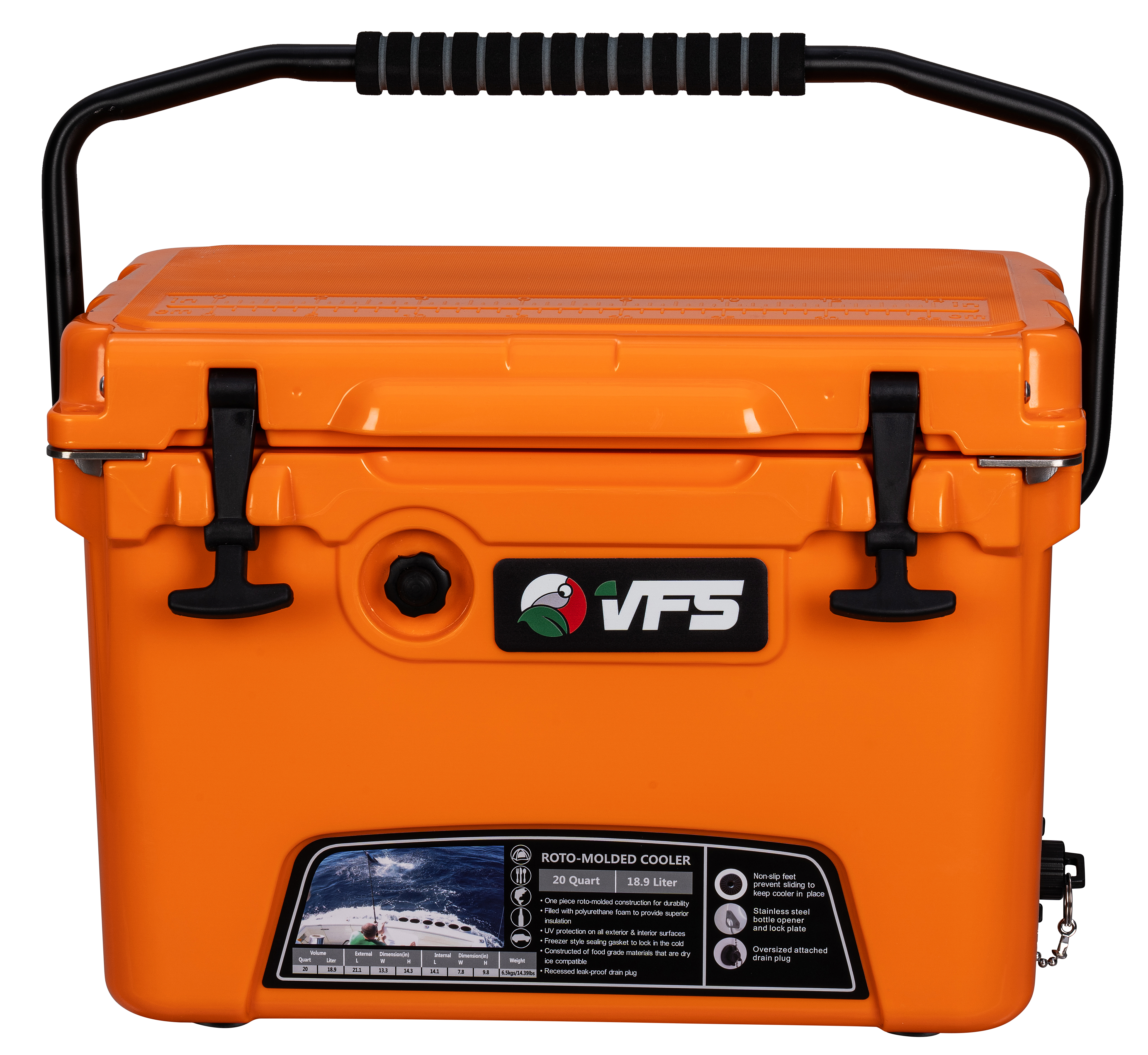 COOLER 20QT - NARANJA