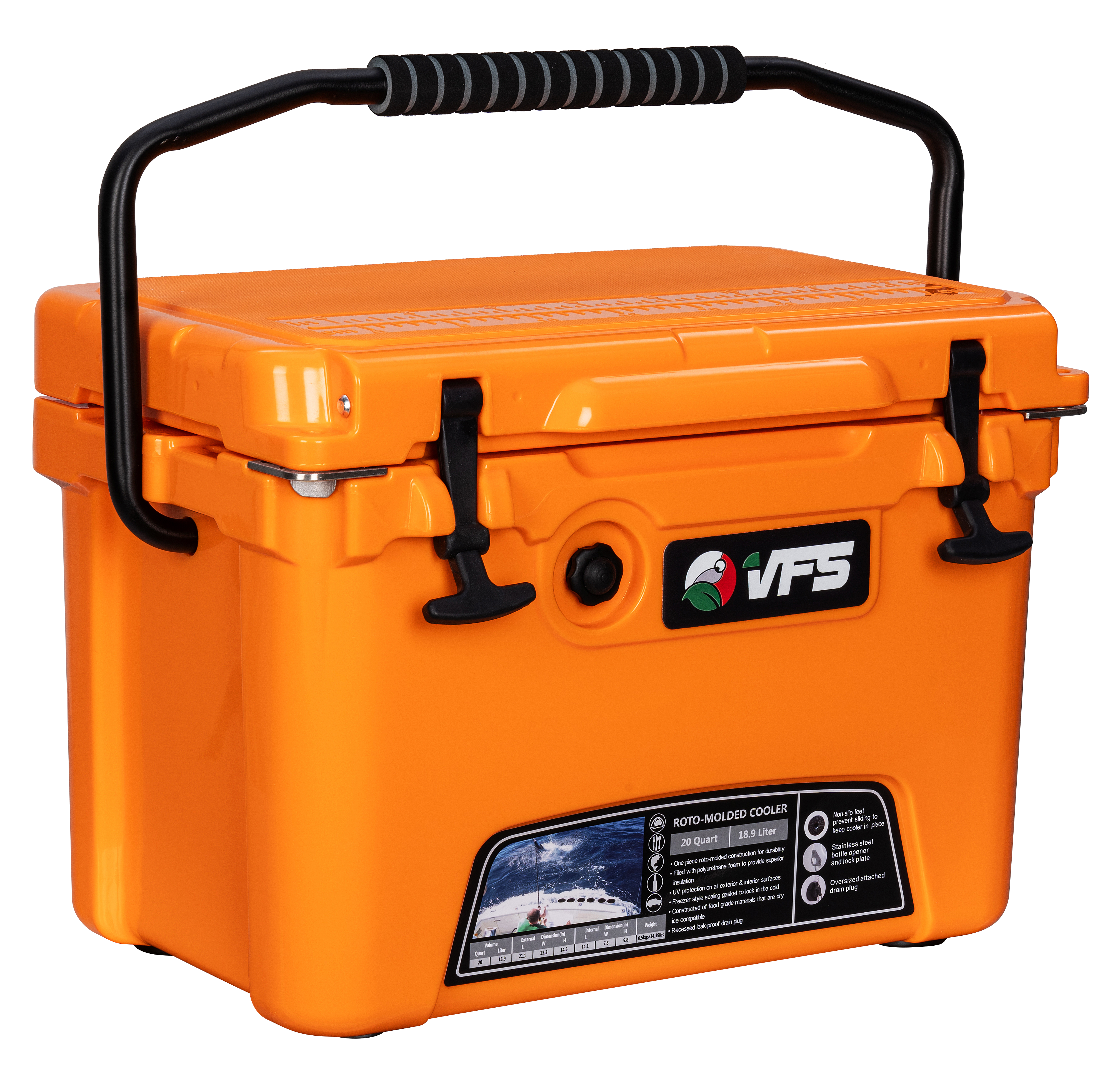 COOLER 20QT - NARANJA