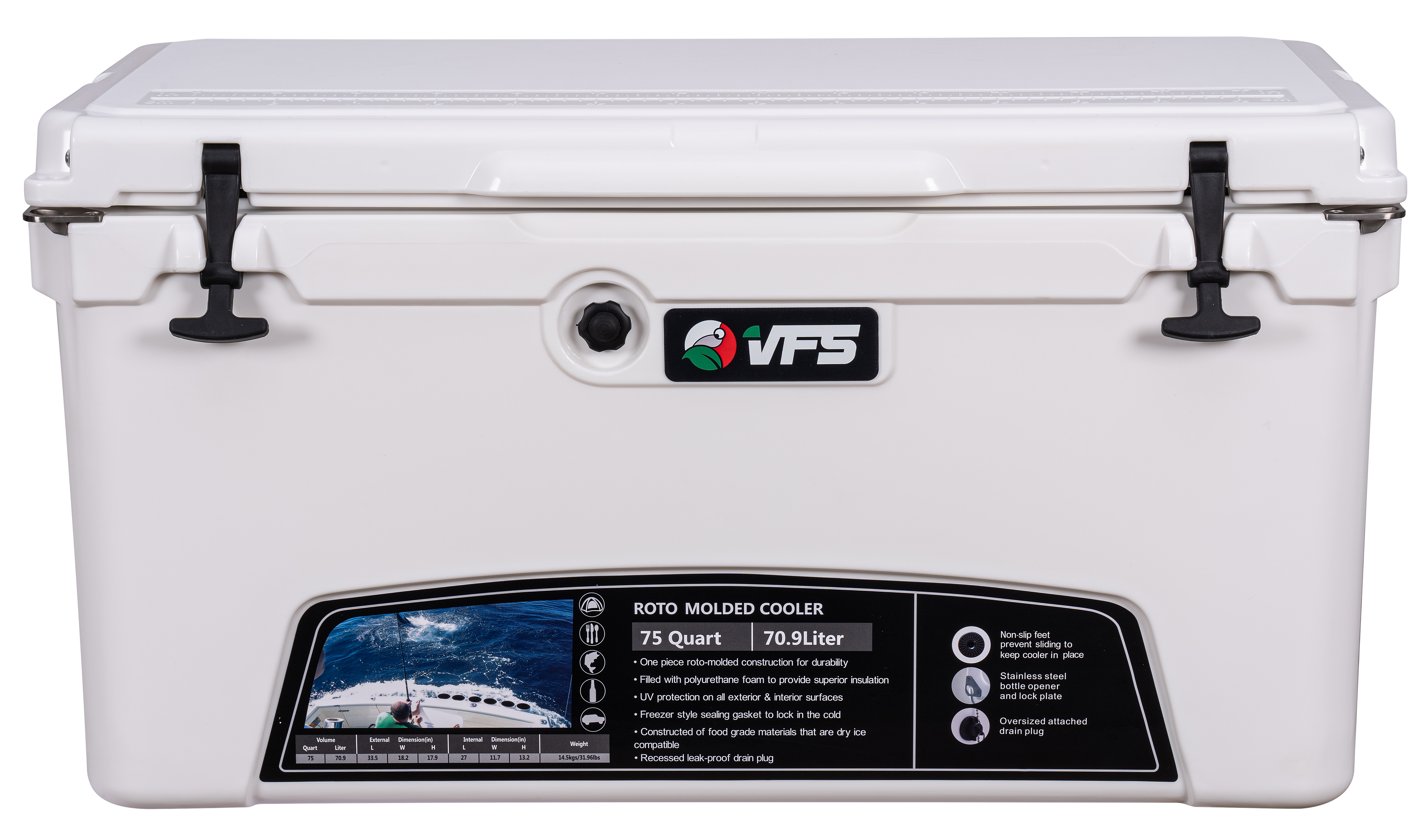 COOLER ICE 75QT - BLANCO