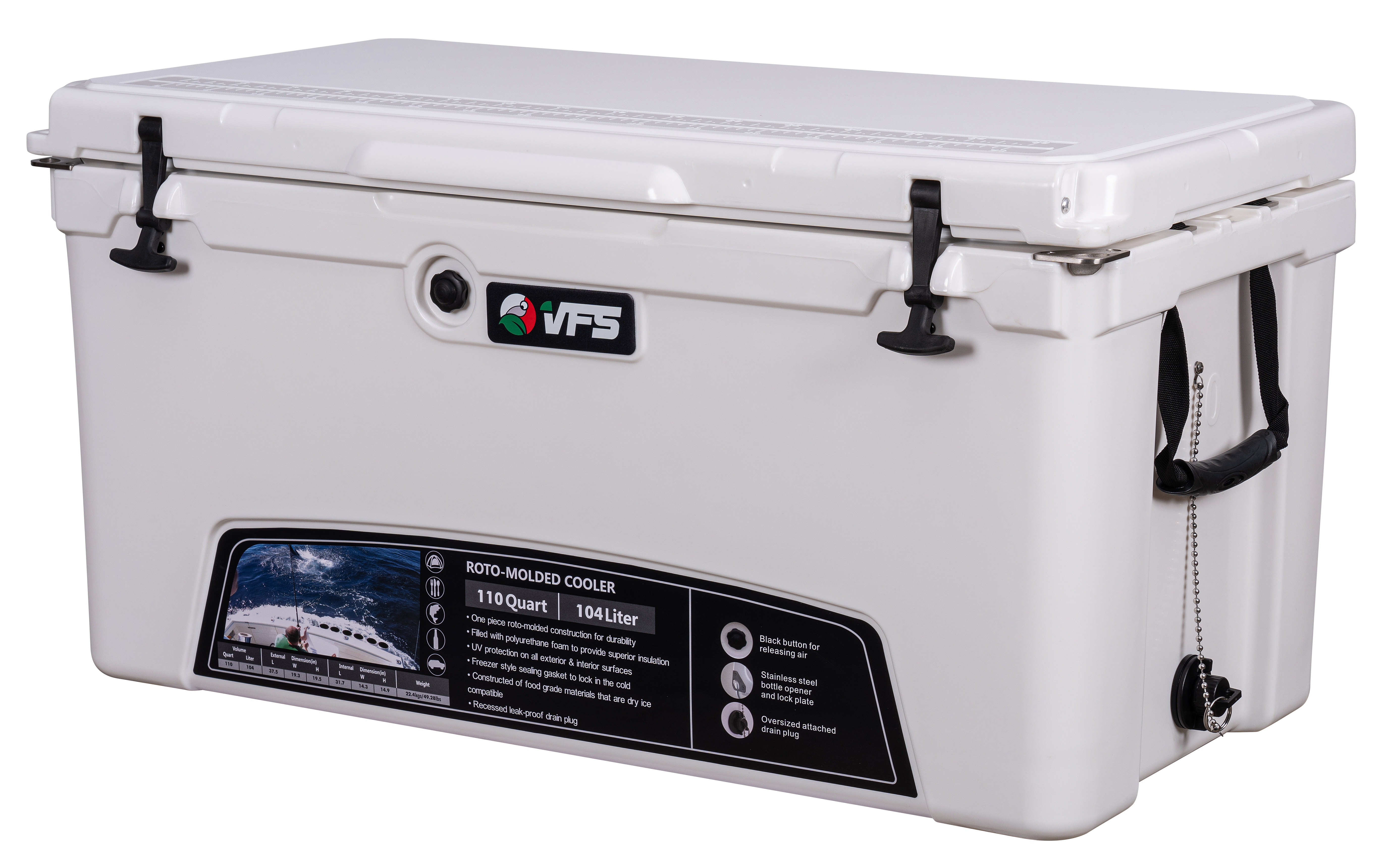 COOLER ICE 110QT - BLANCO