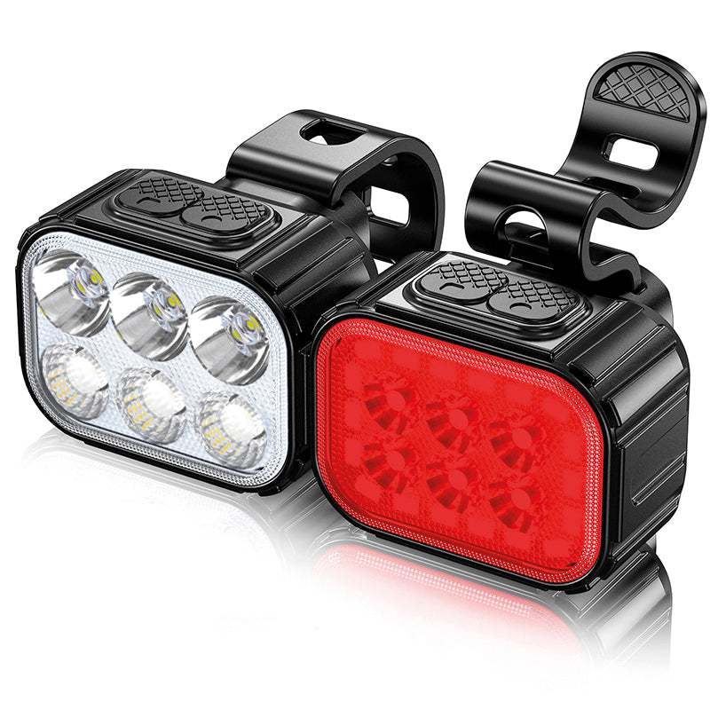 SET LUCES LED DELANTERA 500 LÚMENES + TRASERA 100 LÚMENES BARBIERI