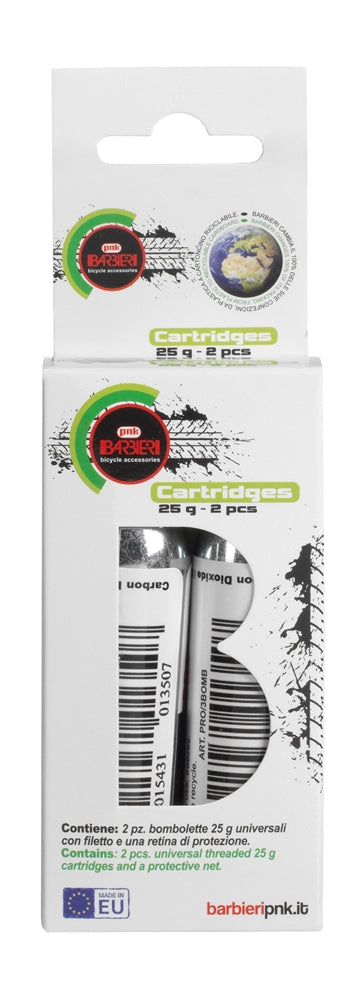 BOMBONAS CO2 25GR PACK 2 UNIDADES BARBIERI