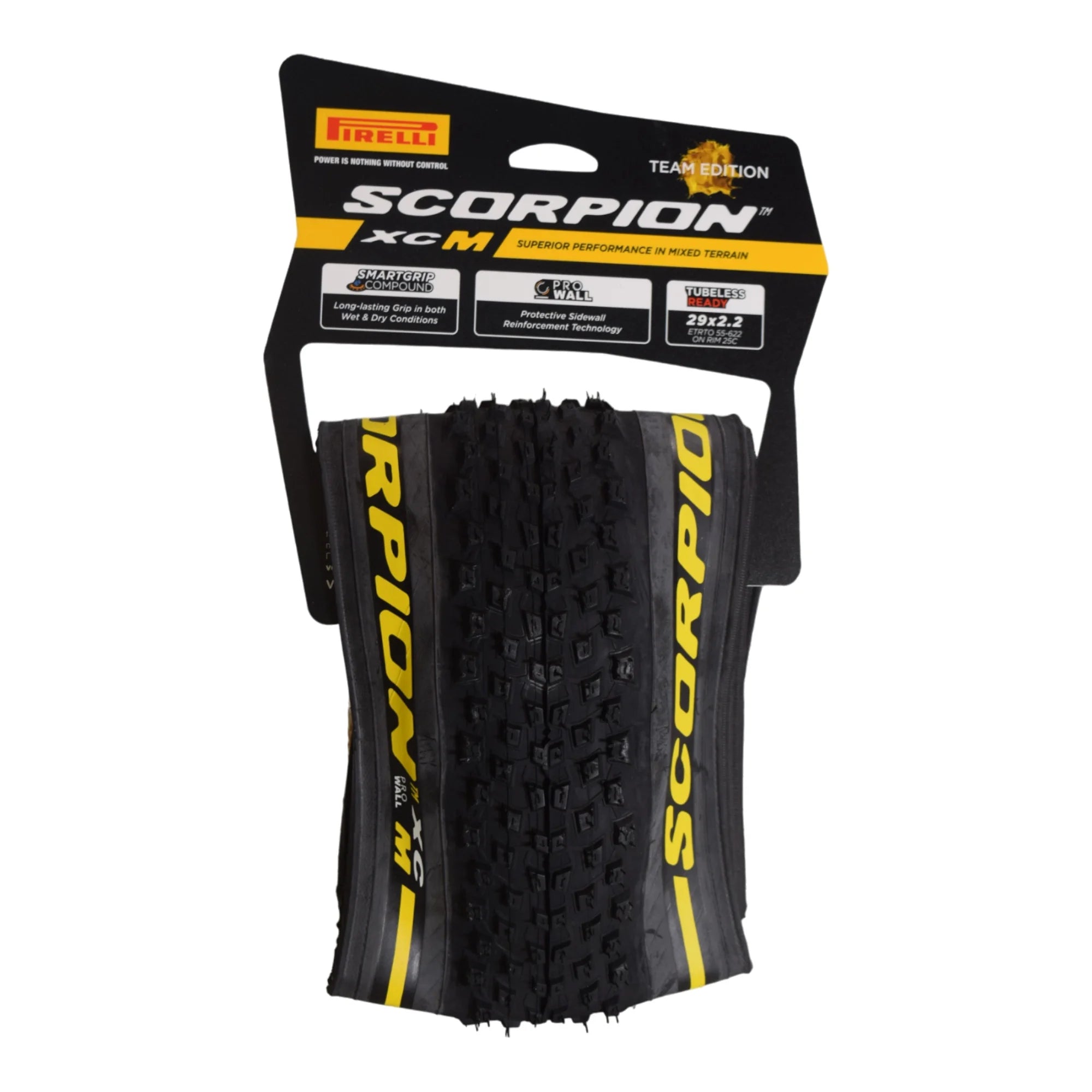 LLANTA MTB PIRELLI SCORPION XC M 29 X 2.2 YELLOW