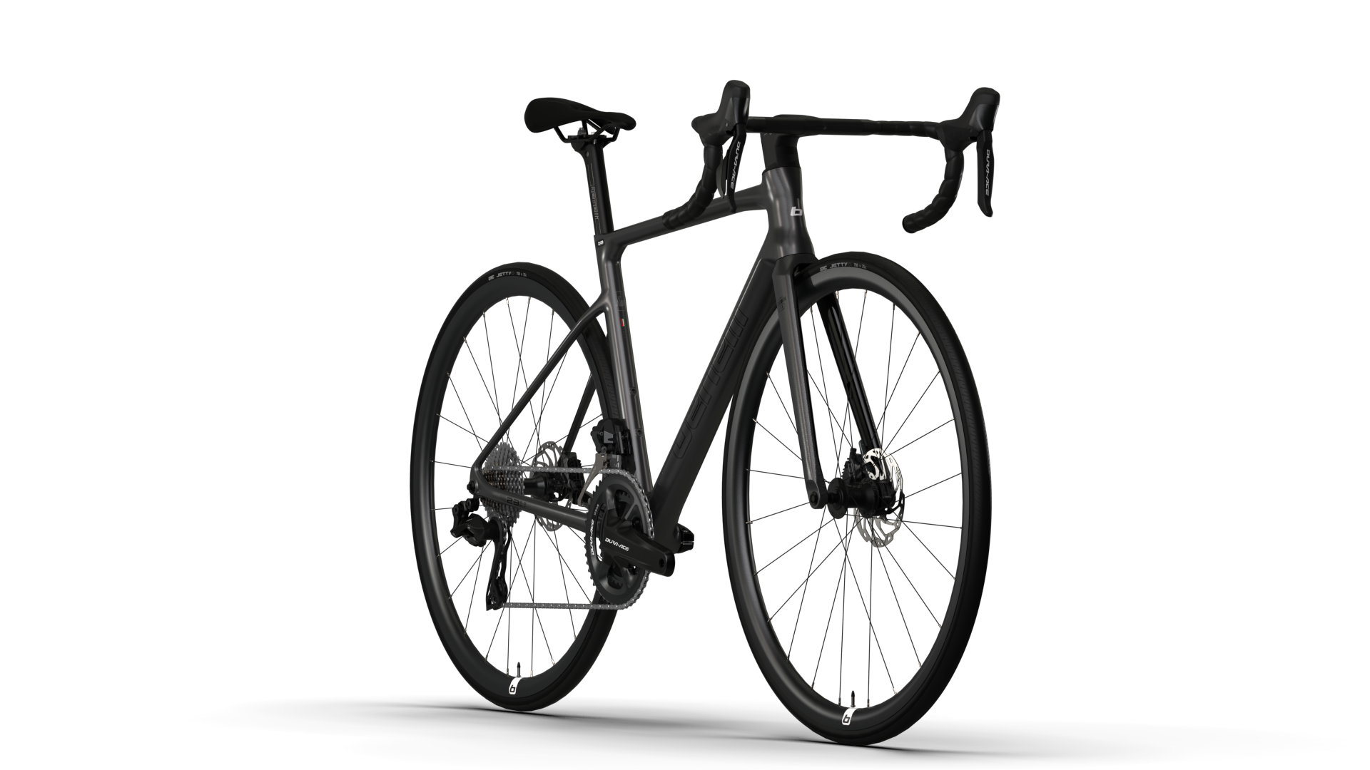 BICICLETA BENELLI R23 6.0 ELITE CARB DISK DI2 COLOR GRIS OSCURO / NEGRO TALLA M