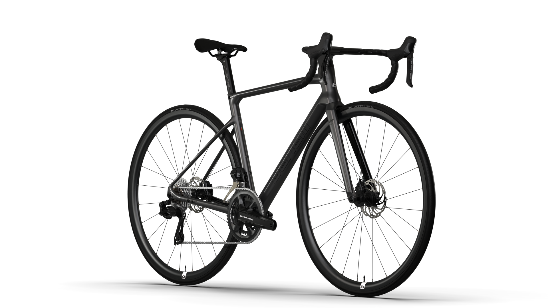 BICICLETA BENELLI R23 6.0 ELITE CARB DISK DI2 COLOR GRIS OSCURO / NEGRO TALLA M