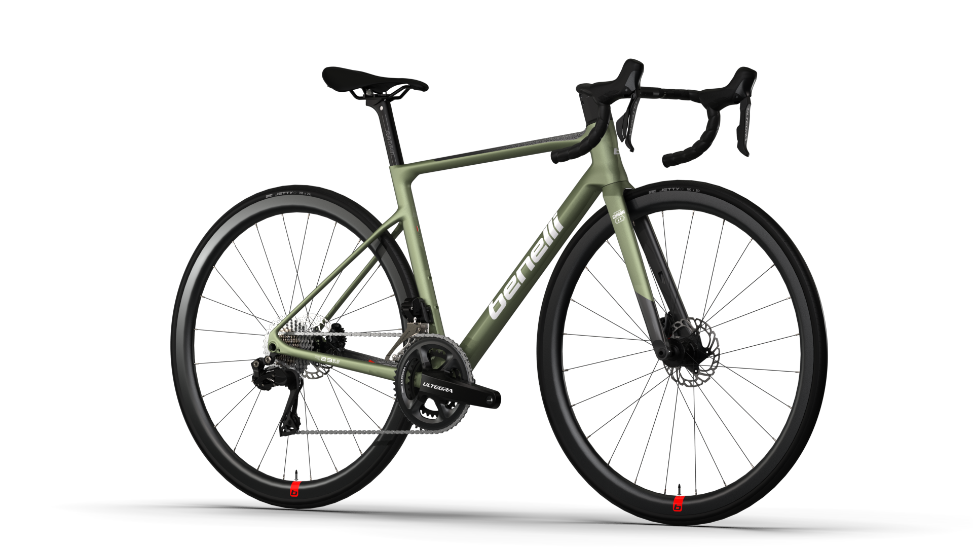 BICICLETA BENELLI R23 6.0 EXP CARB DISK DI2 COLOR ARMY GREEN /BLANCO TALLA M