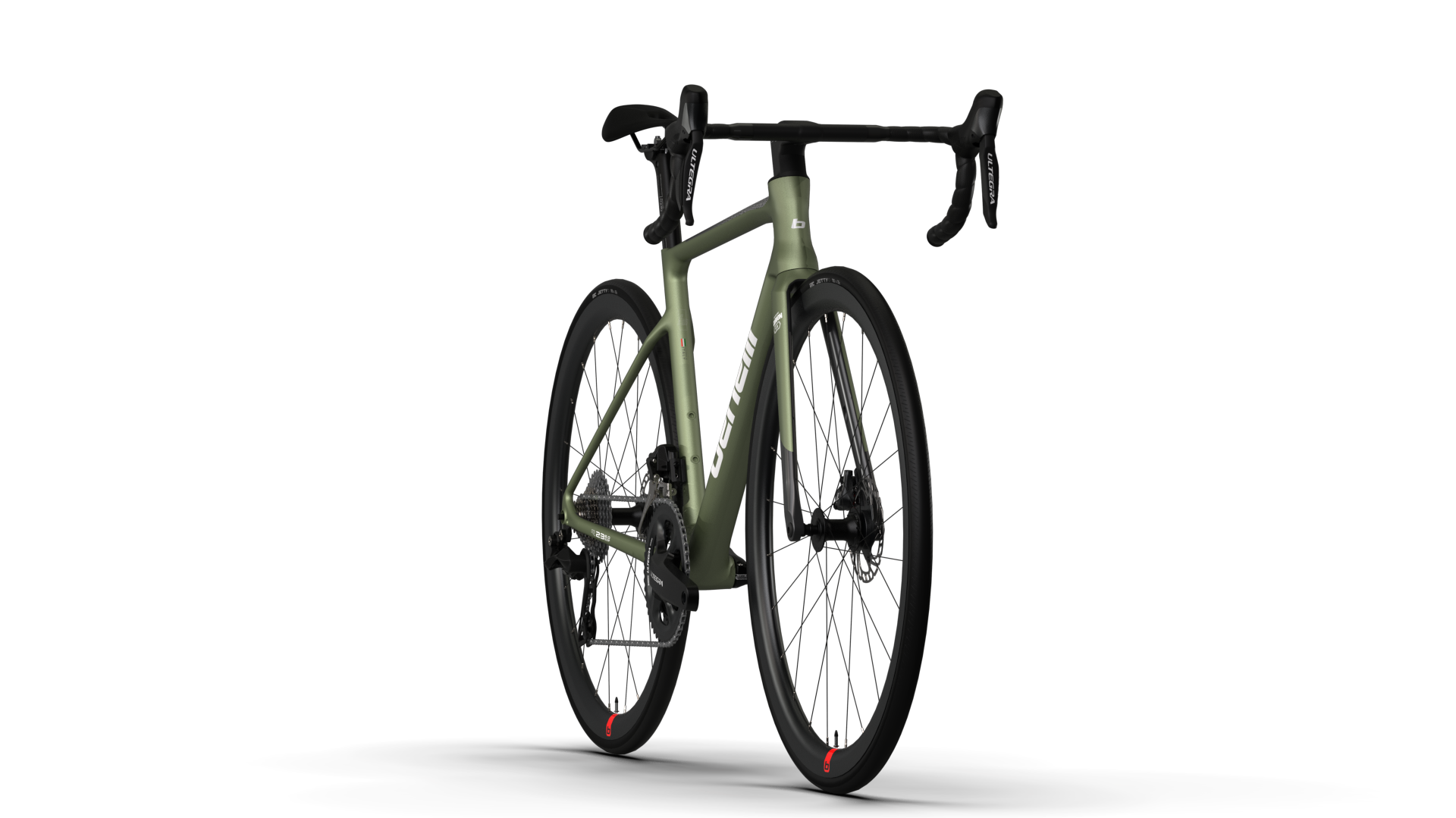 BICICLETA BENELLI R23 6.0 EXP CARB DISK DI2 COLOR ARMY GREEN /BLANCO TALLA M