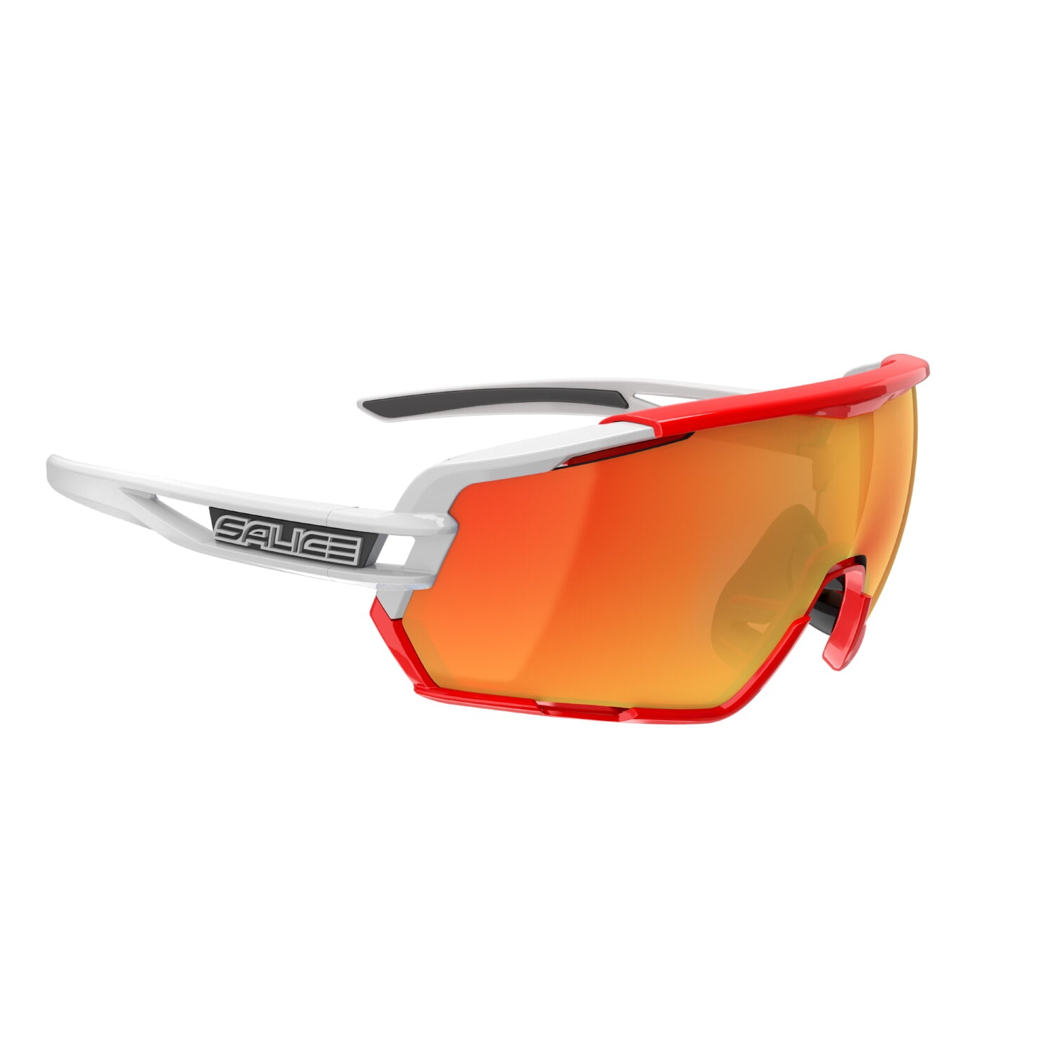 Lentes Salice modelo 020 Blanco/Rojo Rw Idro Rojo (Rw)