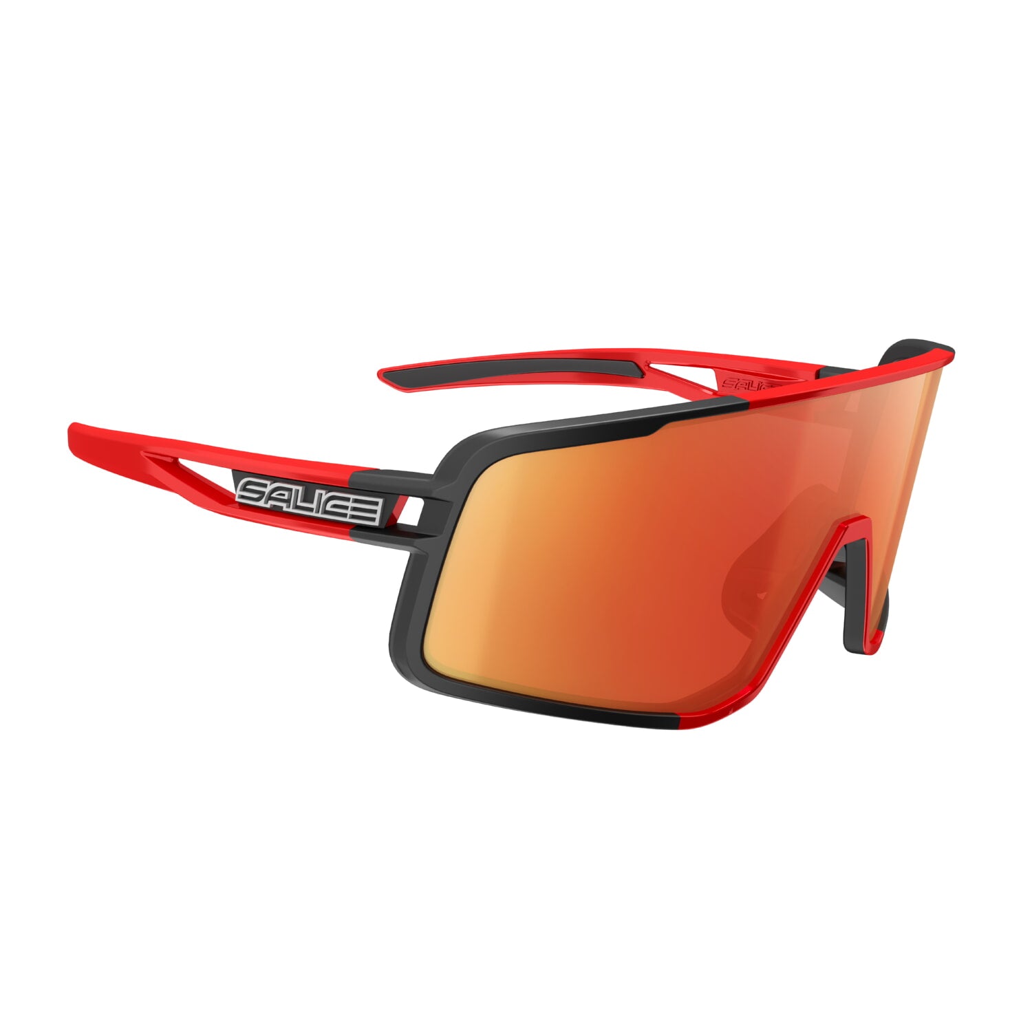 Lentes Salice Negro/Rojo Mirror Hydro Rojo (Mod 022Rw)