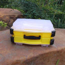 Caja De Pesca Doble Amarilla