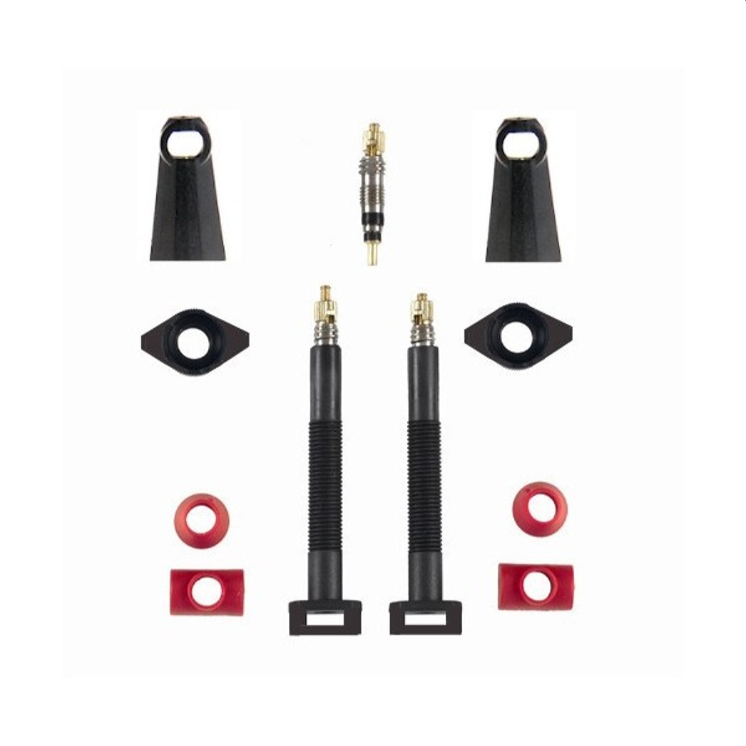 Valvulas Tubeless 45Mm Carbonaria + Accesorios