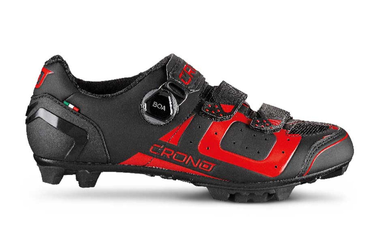 Zapatillas Mtb Composit Crono Cx-3-19 Negro / Rojo
