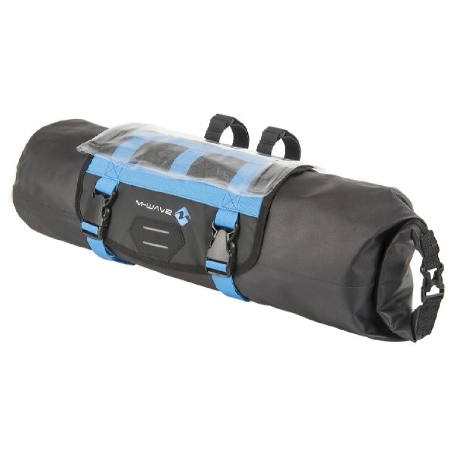 M-Wave Bolsa delantera al manillar 10 litros negro-azul 100% Waterproof