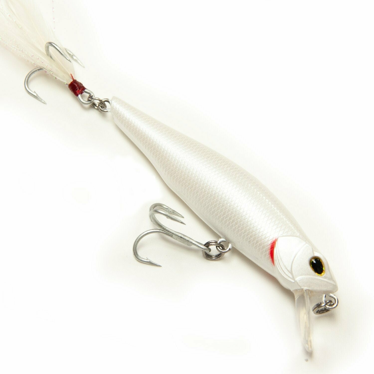 Señuelo Percha Pro 80 005 Pearl White