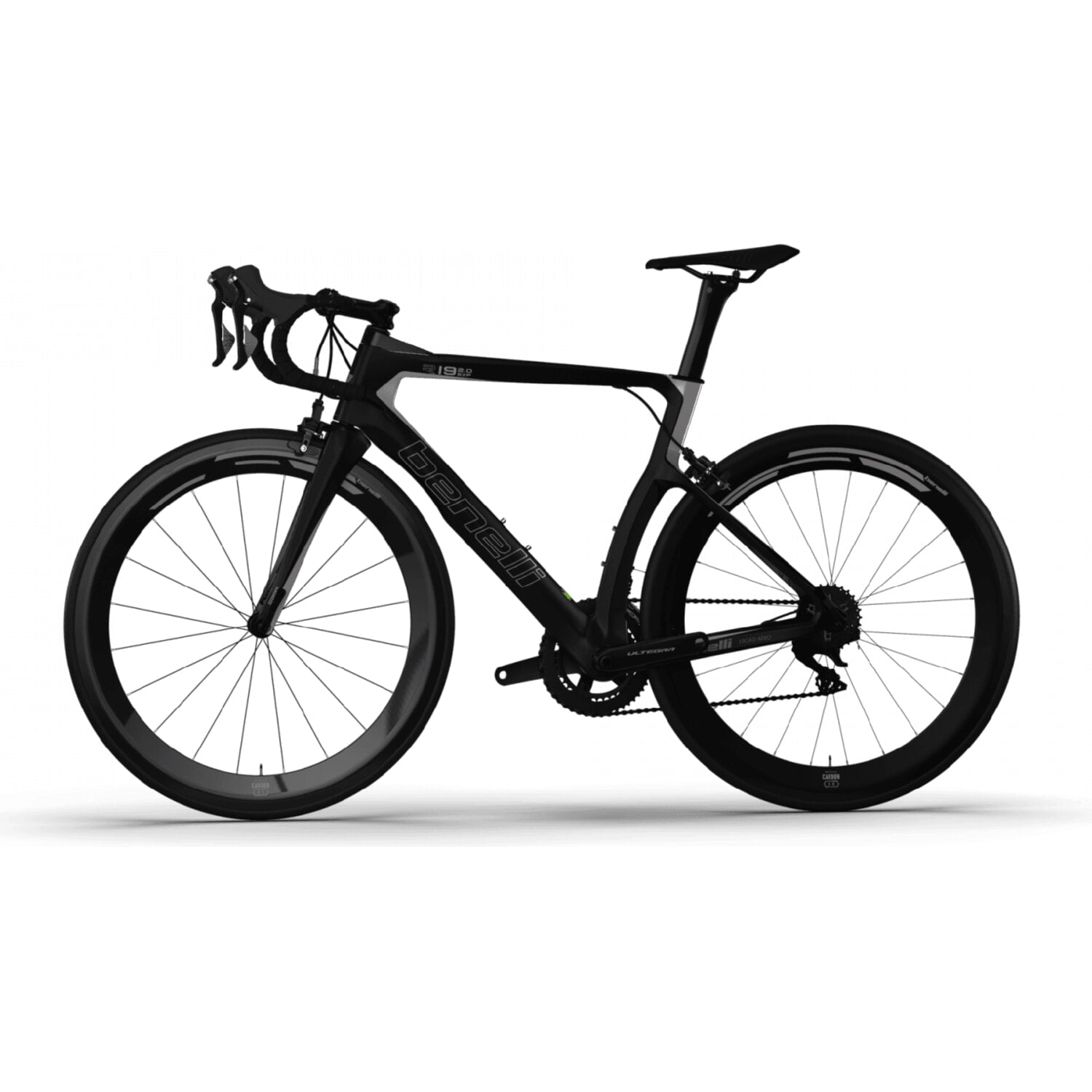 Bicicleta Ruta Benelli Carb. (R19 2.0 Exp Carb) Negra 56 (ULTEGRA)