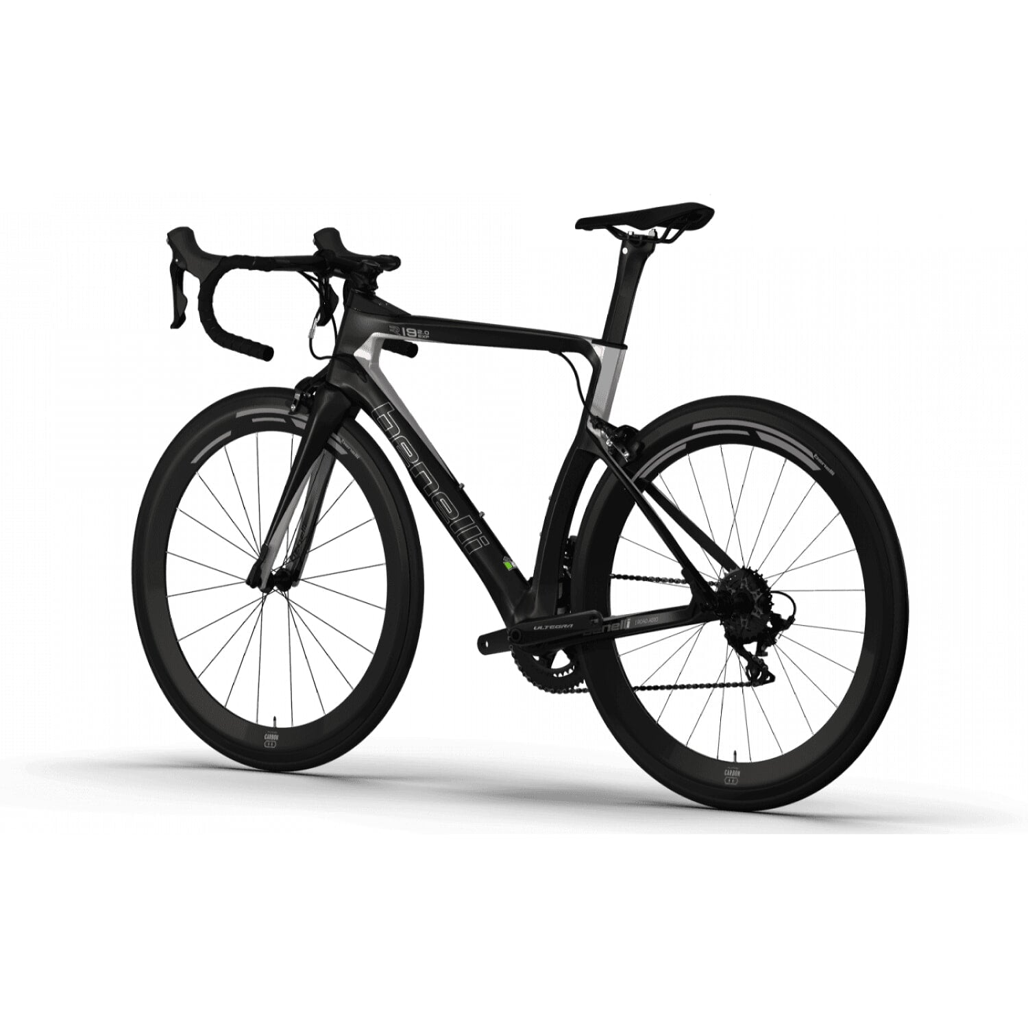 Bicicleta Ruta Benelli Carb. (R19 2.0 Exp Carb) Negra 56 (ULTEGRA)