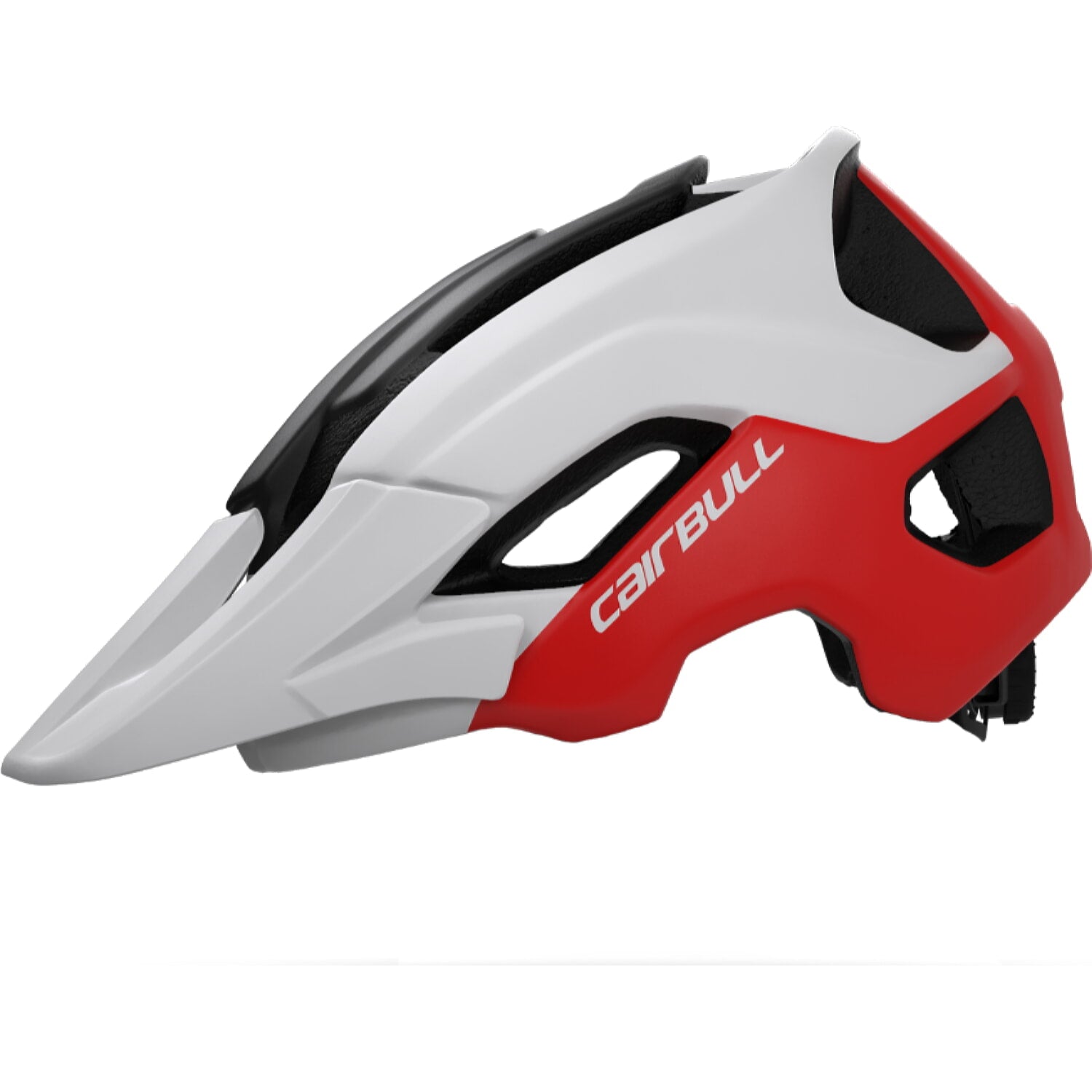 Casco Cairbull Mod Terrain Talla L(58-62) Blanco/Rojo Mate