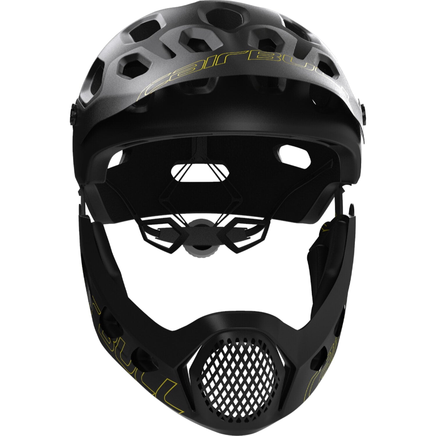 Casco Cairbull Allcross Talla M/L(56-62) Negro/Amarillo
