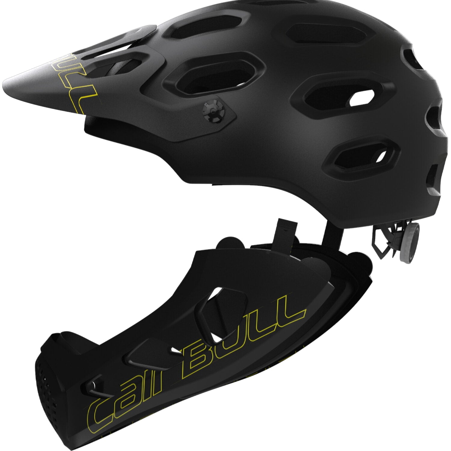 Casco Cairbull Allcross Talla M/L(56-62) Negro/Amarillo