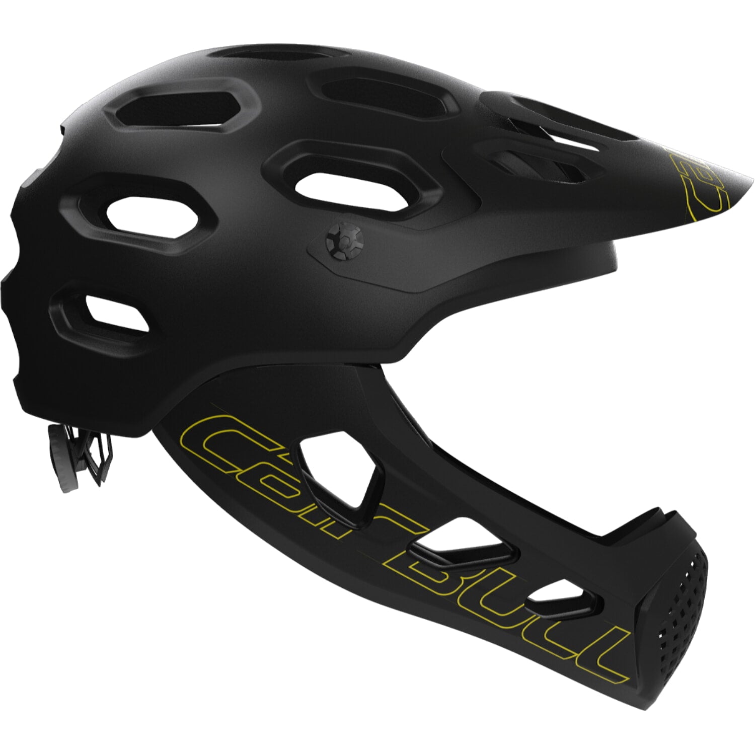 Casco Cairbull Allcross Talla M/L(56-62) Negro/Amarillo