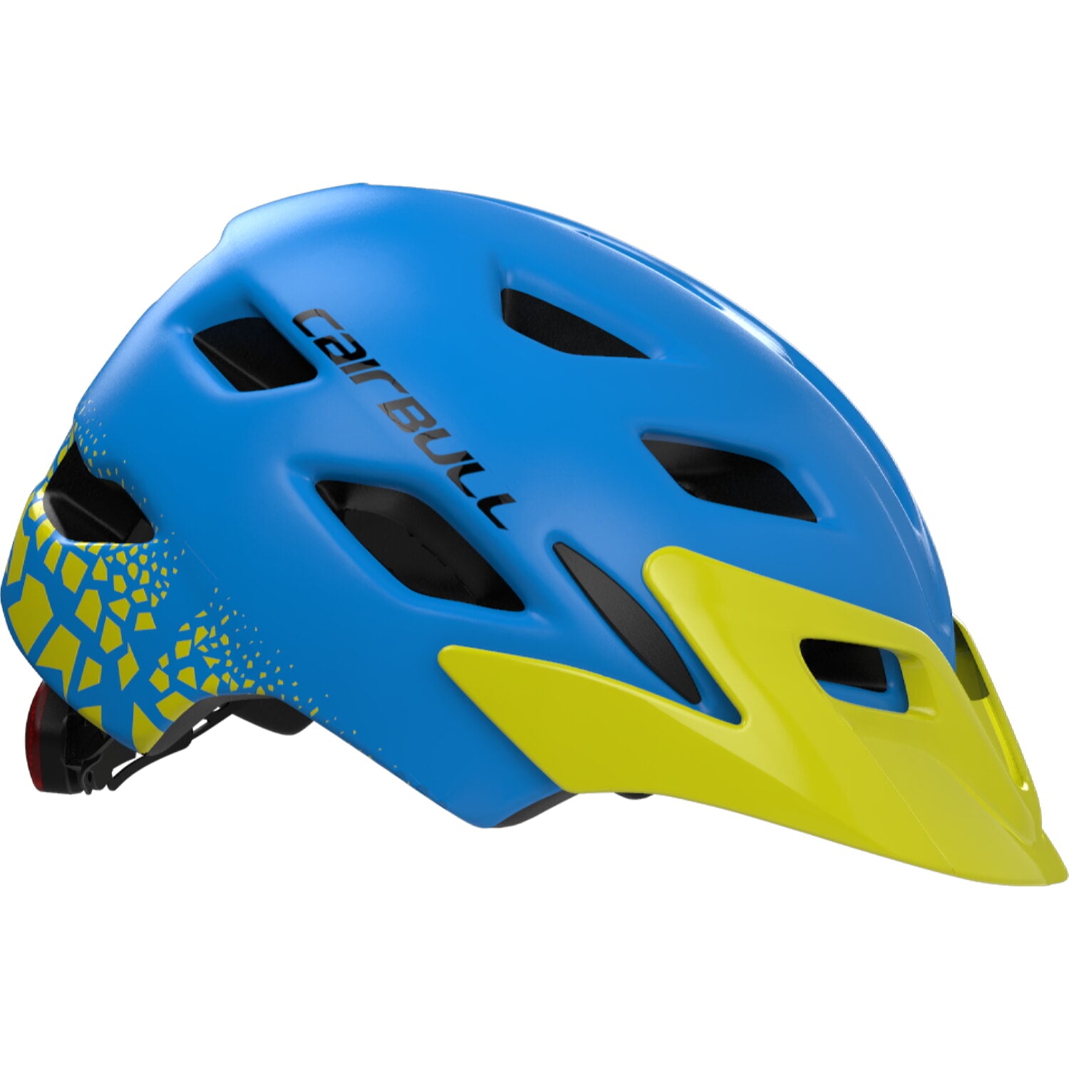 Casco Cairbull Joytrack P/Niño Talla S-M(50-57) Azul/Amarillo