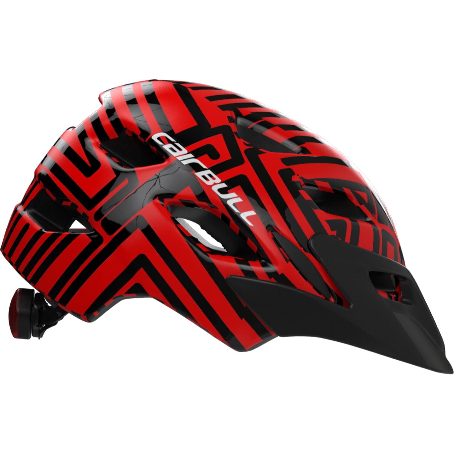 Casco Cairbull Joytrack P/Niño Talla S-M(50-57)Negro/Rojo