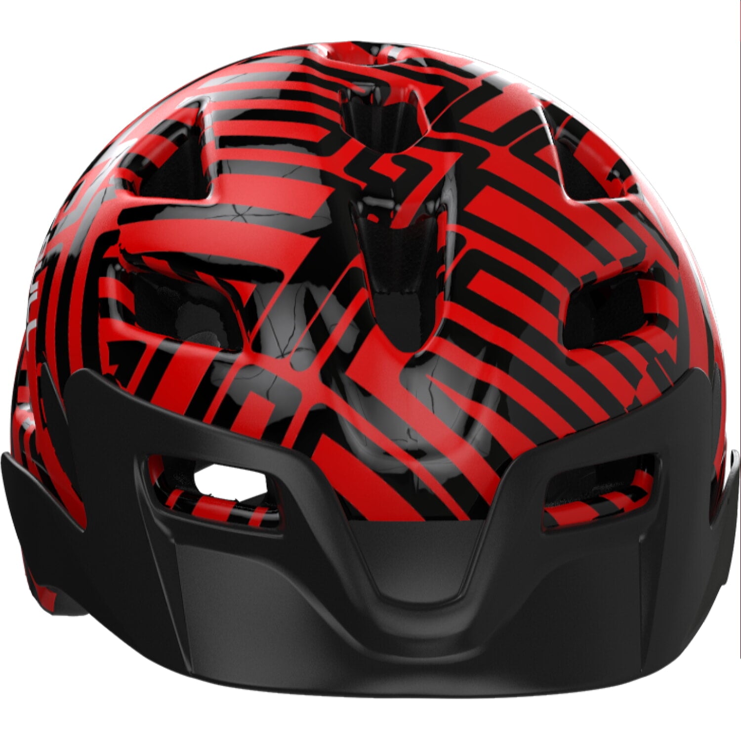 Casco Cairbull Joytrack P/Niño Talla S-M(50-57)Negro/Rojo