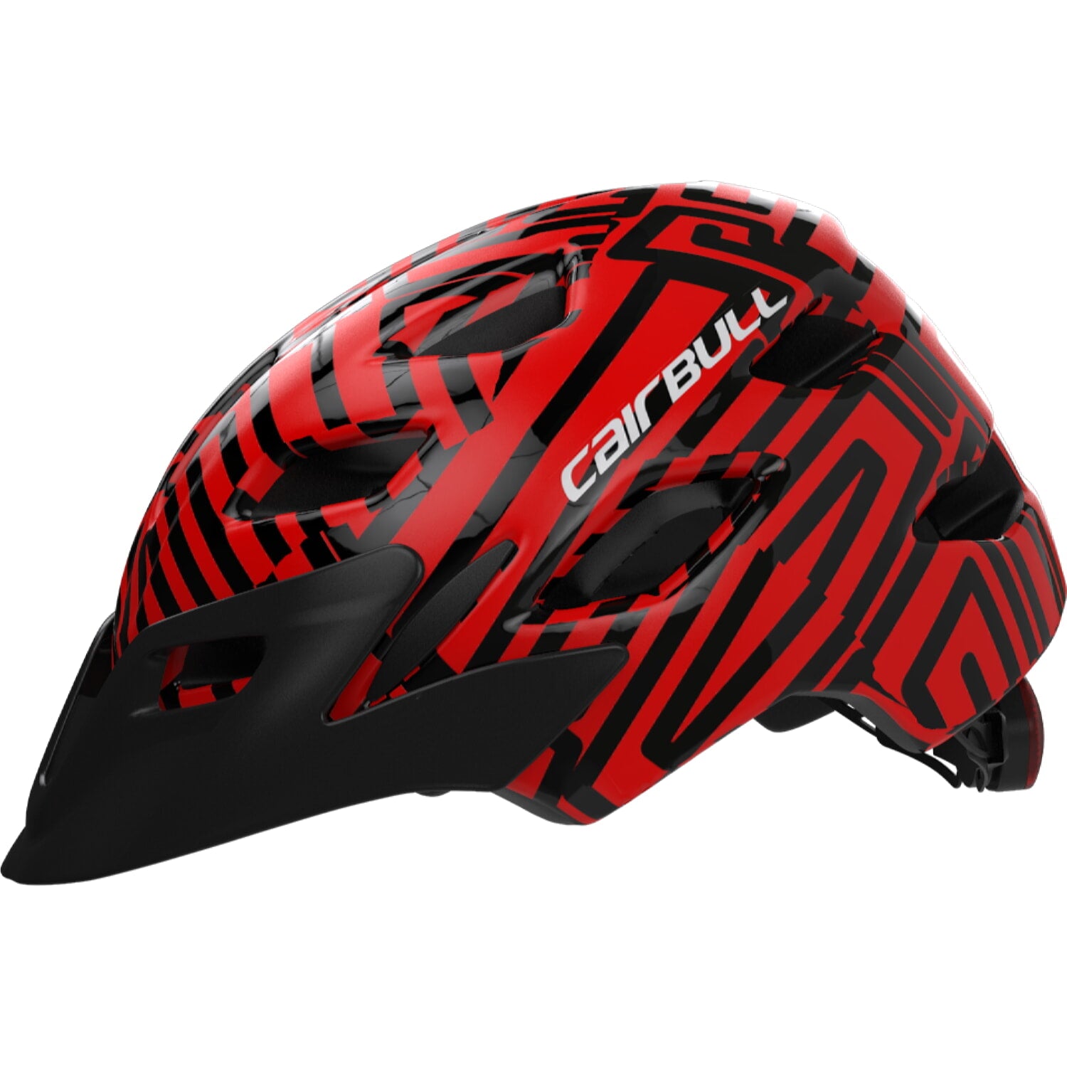 Casco Cairbull Joytrack P/Niño Talla S-M(50-57)Negro/Rojo