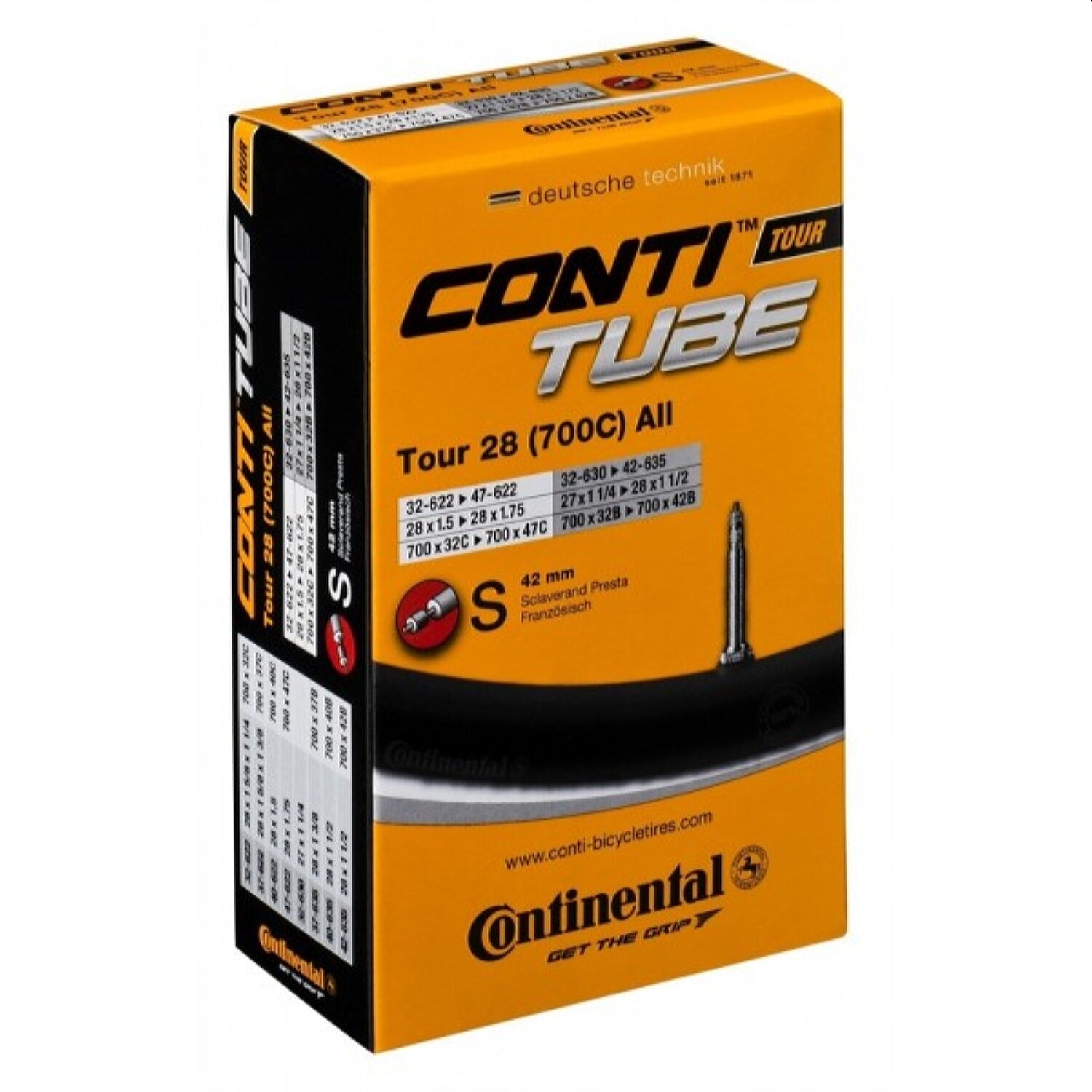 Tubo Continental 700X32-47 Presta 42Mm