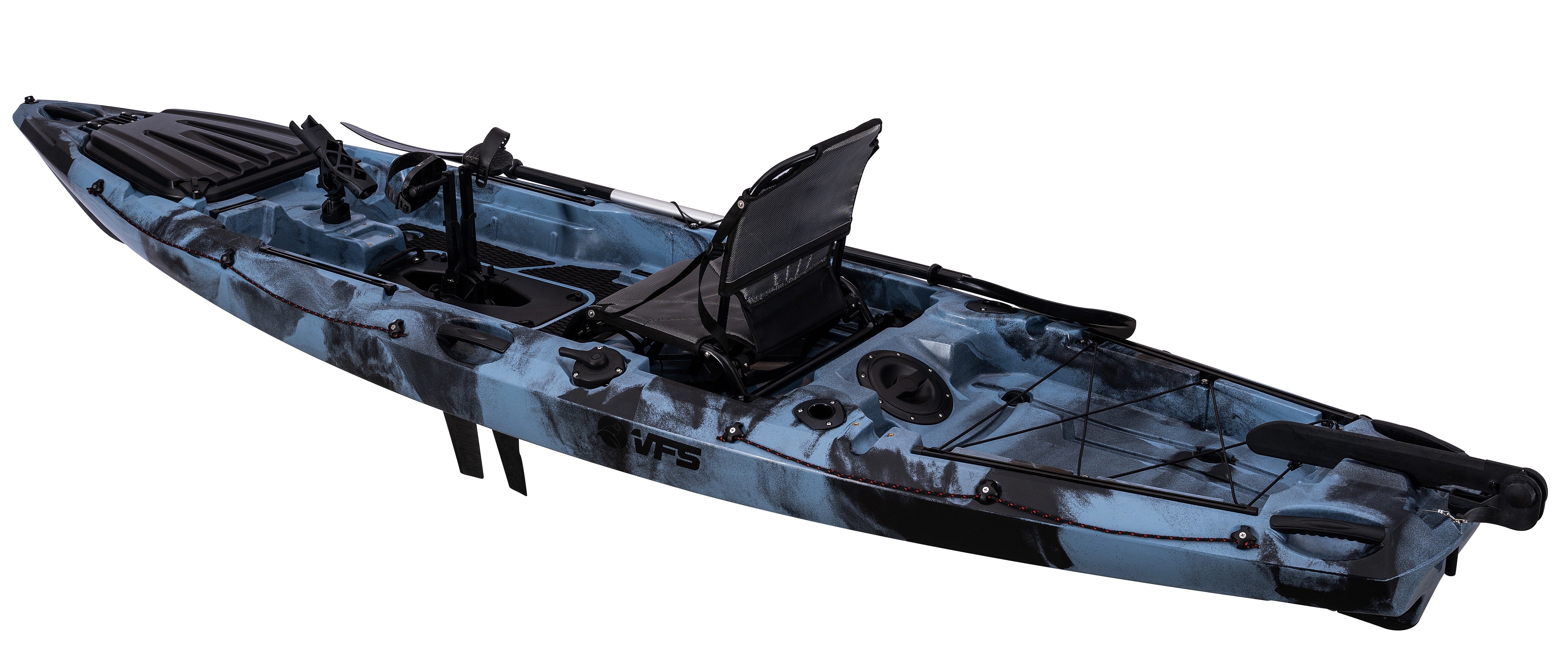 KAYAK CAMBUTAL DE PEDAL 12.5FT BLUE BLACK MIX