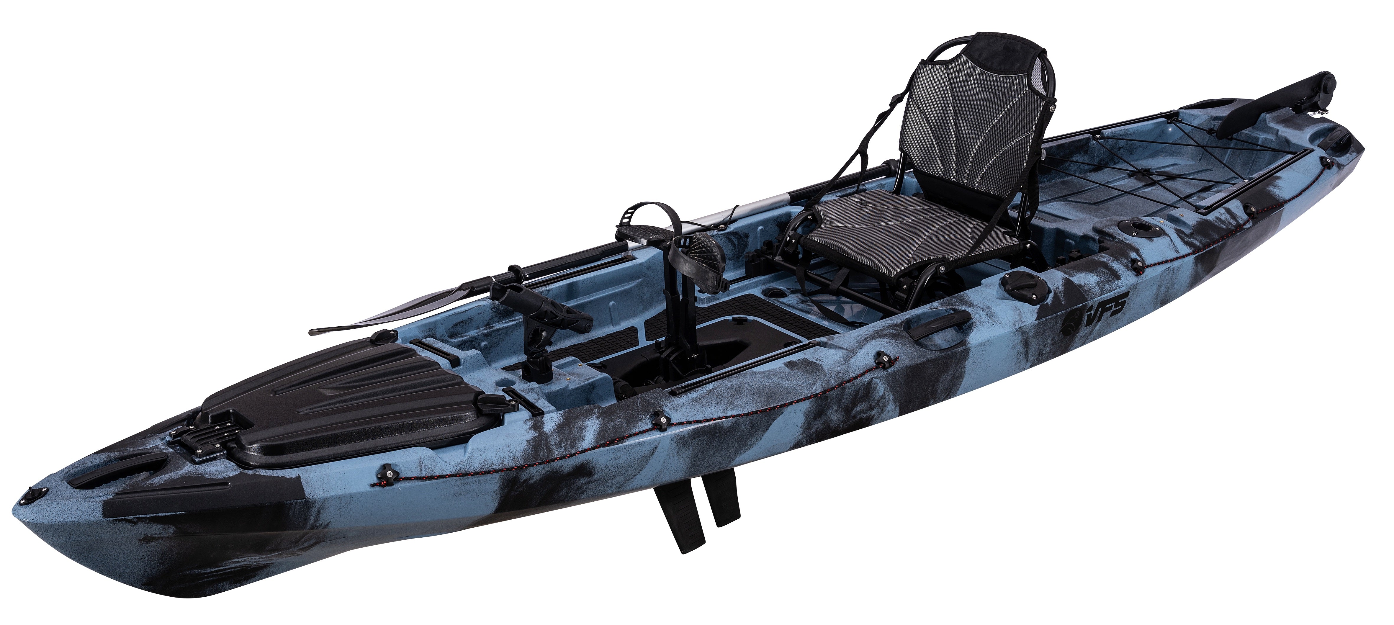 KAYAK CAMBUTAL DE PEDAL 12.5FT BLUE BLACK MIX