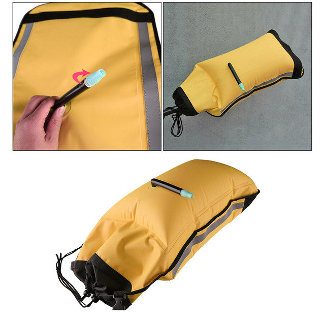 Flotador De Estabilidad Remo Para Kayak - Color Amarillo