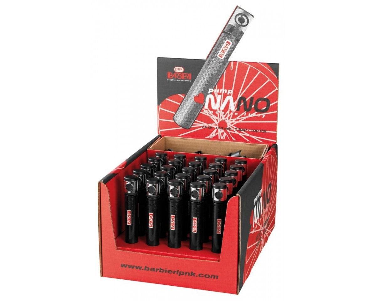 Minibomba Nylon Negra Carbon