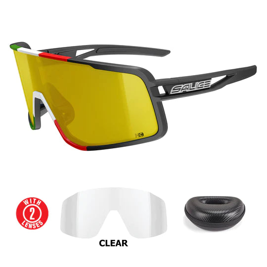 Lentes Salice Negro Ita Mirror Hydro Yellow (Mod 022Ita)