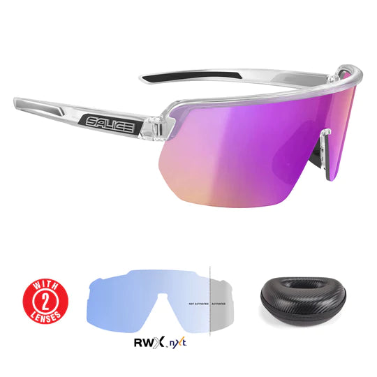 Lentes Salice modelo 023 Blanco Rwx By Nxt Cat. 1-3 + Rw Purple