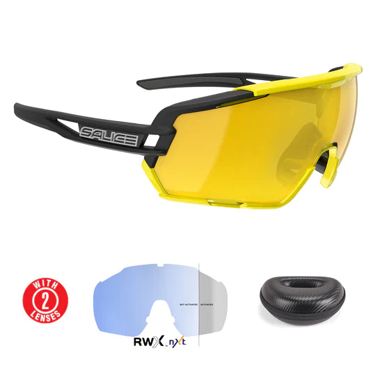 Lentes Salice modelo 020 Negro/Amarillo Rwx By Nxt Fotocromatica