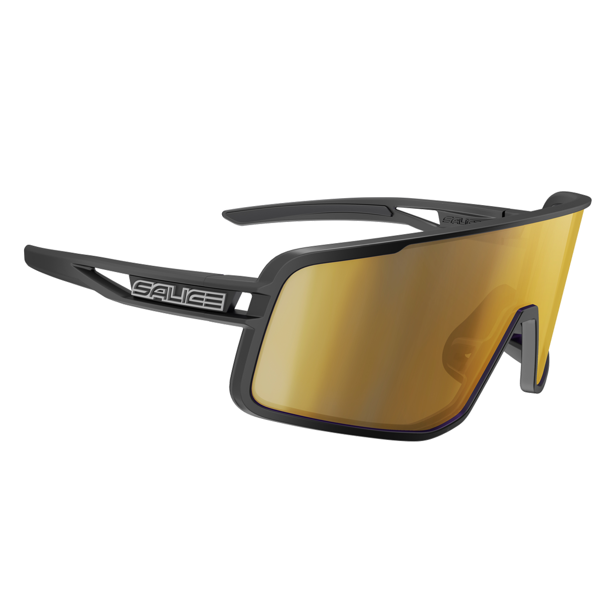 Lentes Salice Negro modelo 022 Mirror Hydro Gold (Rw)