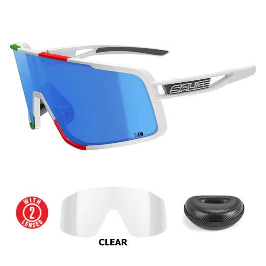 Lentes Salice Blanco Ita Mirror Hydro Blue (Mod 022Ita)