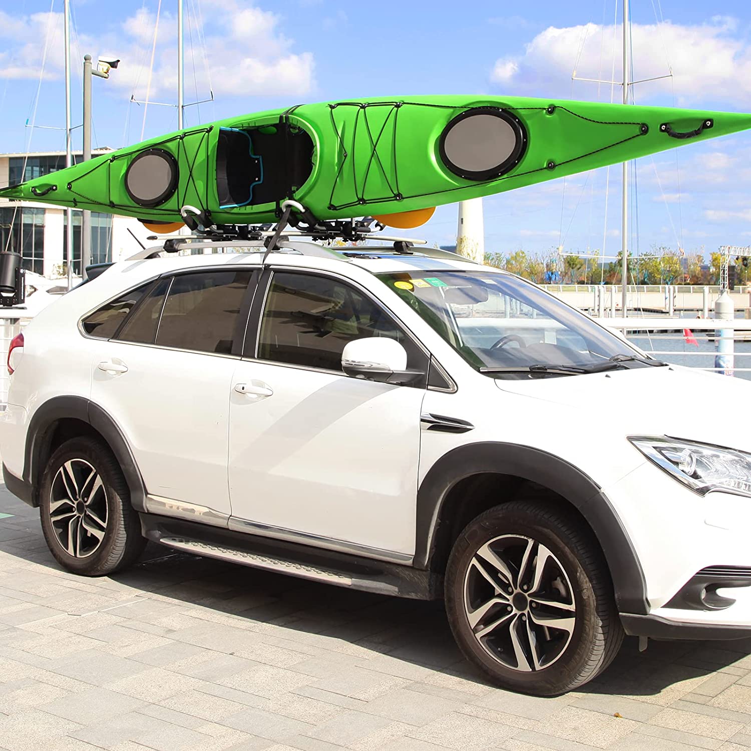 Soporte Para Kayak (Techo/Auto)- De Aluminio Modelo A