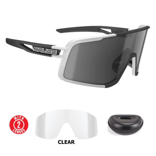 Lentes Salice Blanco/Negro Mirror Hydro Negro (Mod 022Rw)