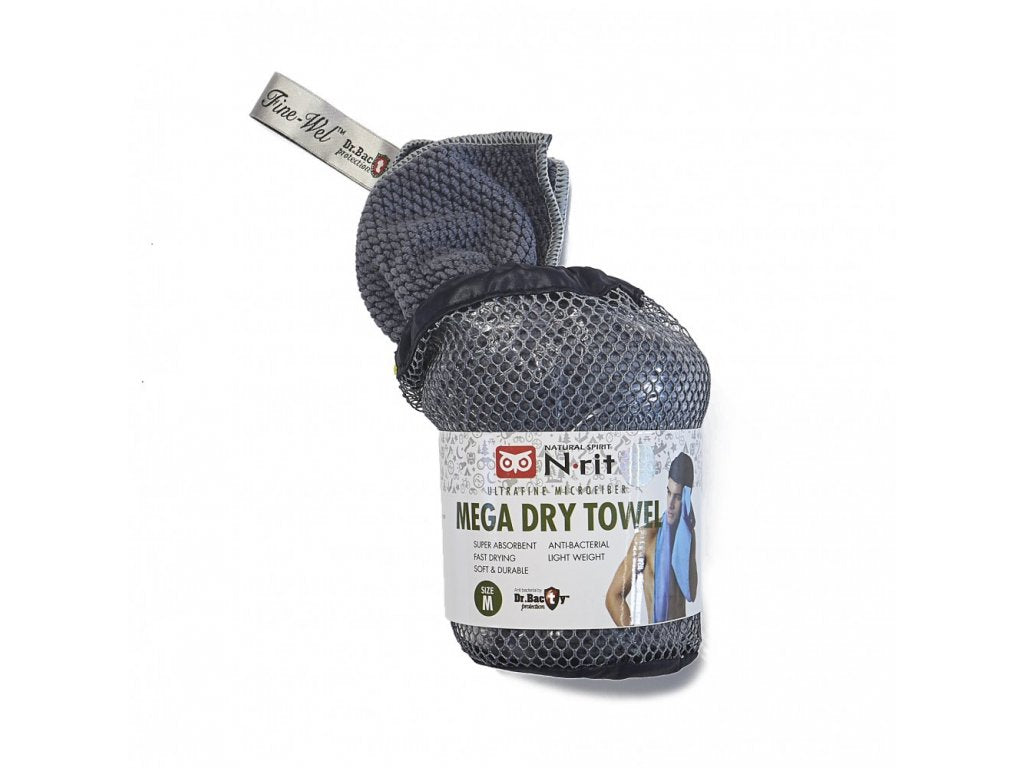 Toalla Mega Dry M 40X80Cm Grises