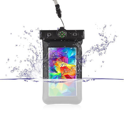 Protector de teléfono Impermeable Negro