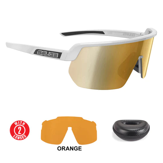 Lentes Salice Blanco Mirror Hydro Gold (Mod.023Rw)