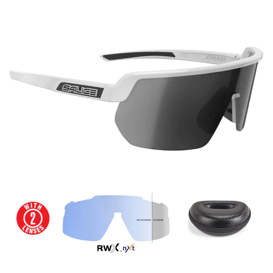 Lentes Salice modelo 023 Blanco Rwx By Nxt Cat. 1-3 + Rw Black